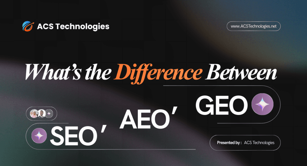 difference between SEO AEO GEO